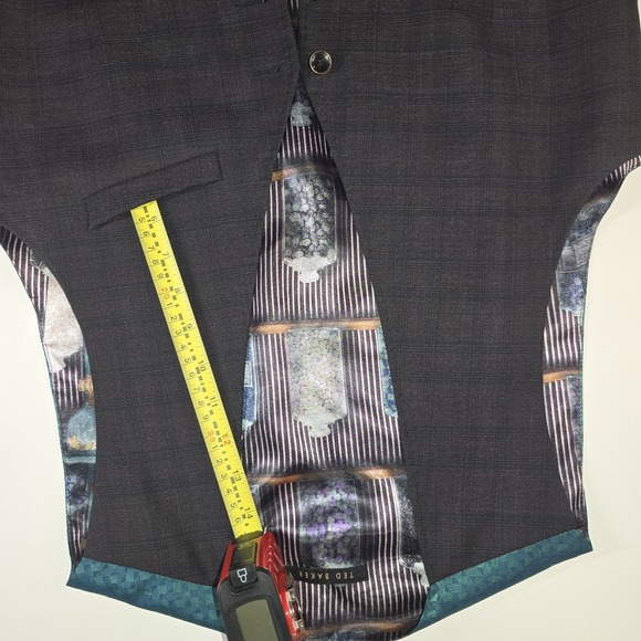 Ted Baker London Pippin W Vest Men's Size 4 (38R) | Modern Fit Wool Blend Woven - Picture 7 of 14